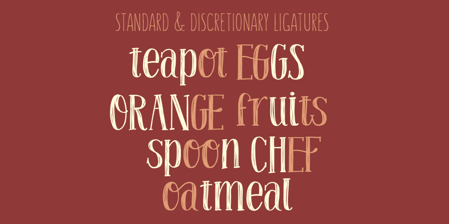 Example font Lady Marmalade #8